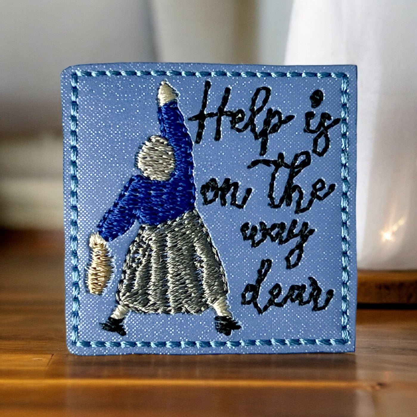 Vinyl Help Is On The Way Dear Badge Topper + Reel - | Happie Potato Image 3