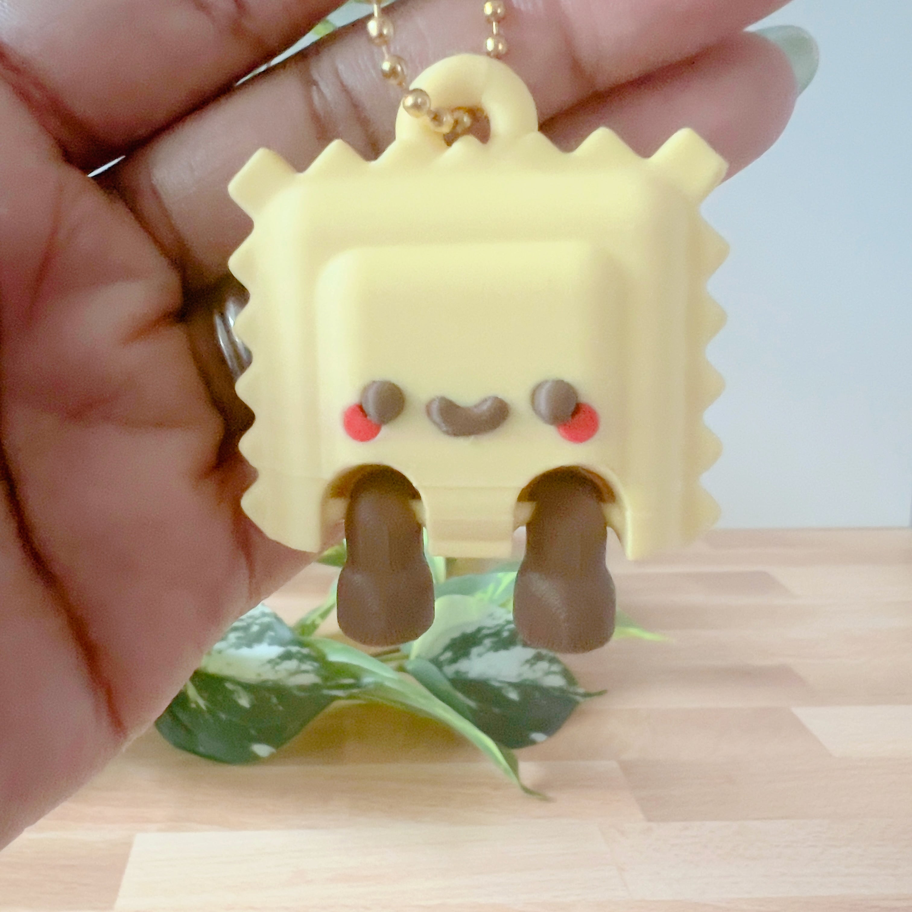 Ravioli / Pierogi Flexi Keychain - 3D Printed Fidget Toy - | Happie Potato Image 3