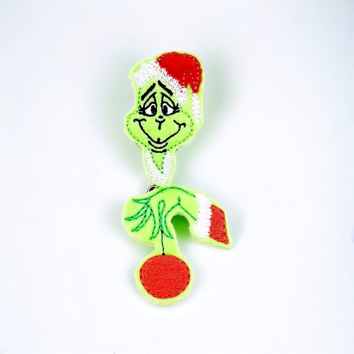 Felt Mean One Permenant Badge Reel - | Happie Potato Image 1