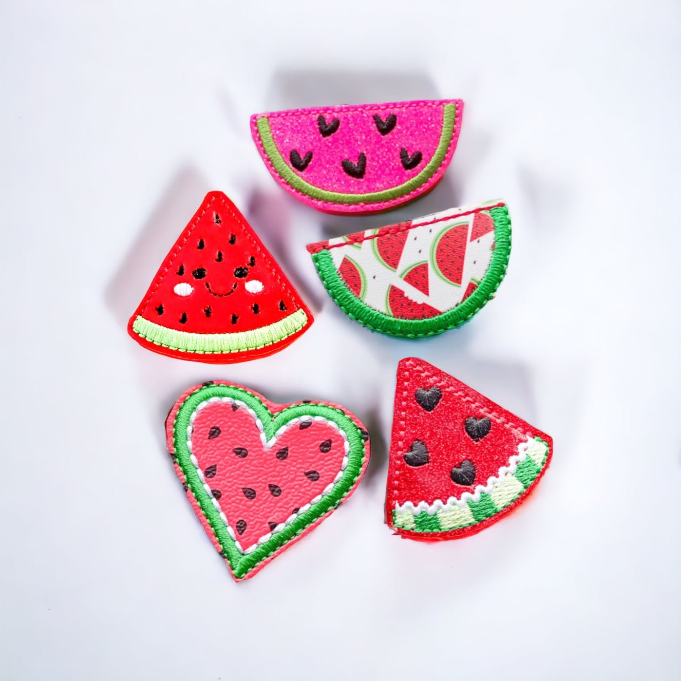Vinyl Watermelon Badge Topper + Reel - | Happie Potato Image 1
