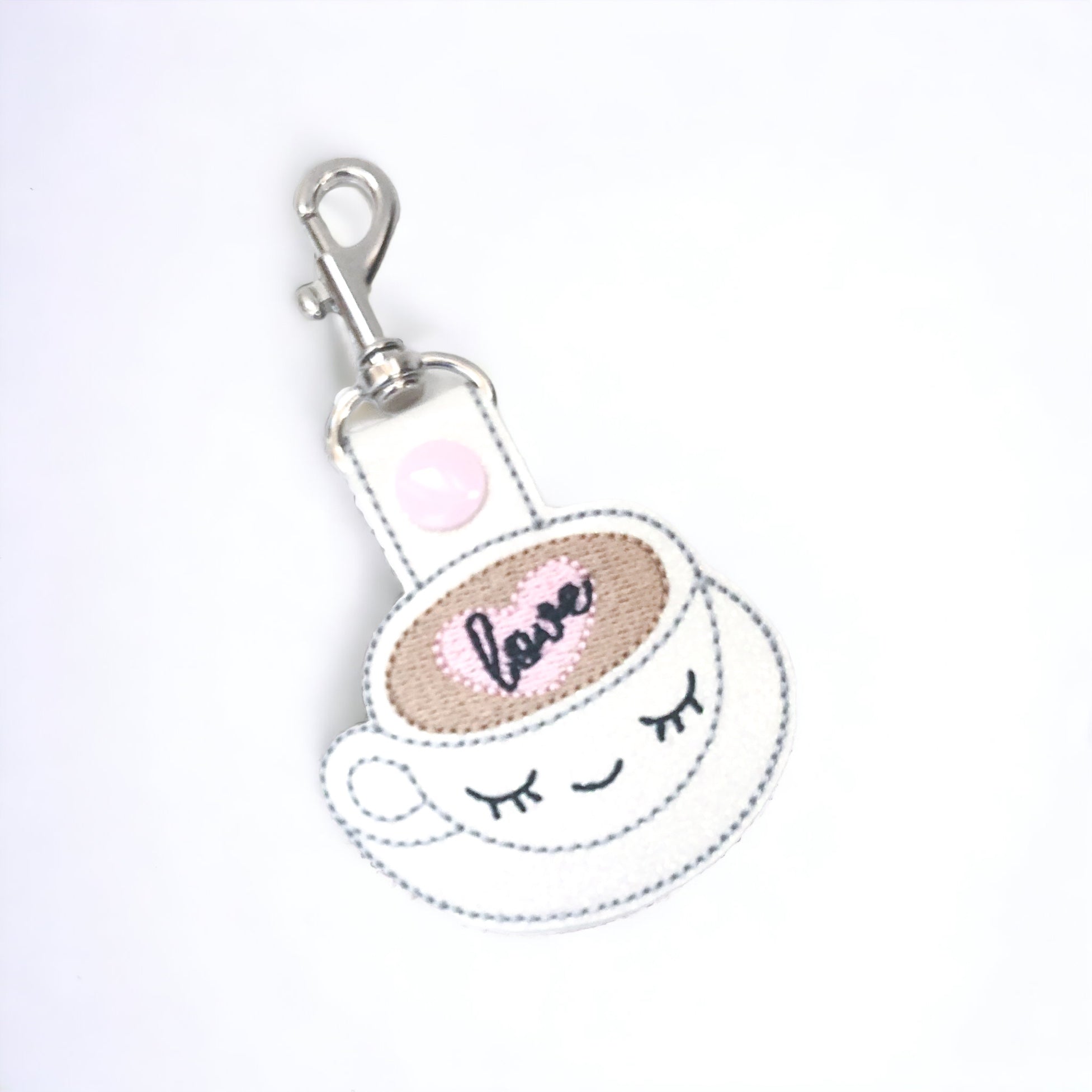 Cute Coffee Cup Keychain - | Happie Potato Image 1