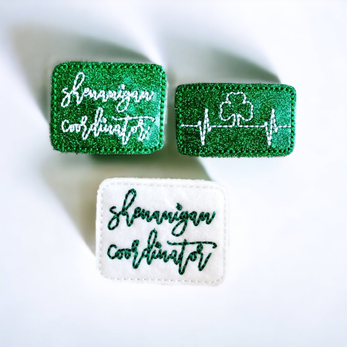 Vinyl Shenanigan Coordinator EKG Badge Topper + Reel - | Happie Potato Image 1