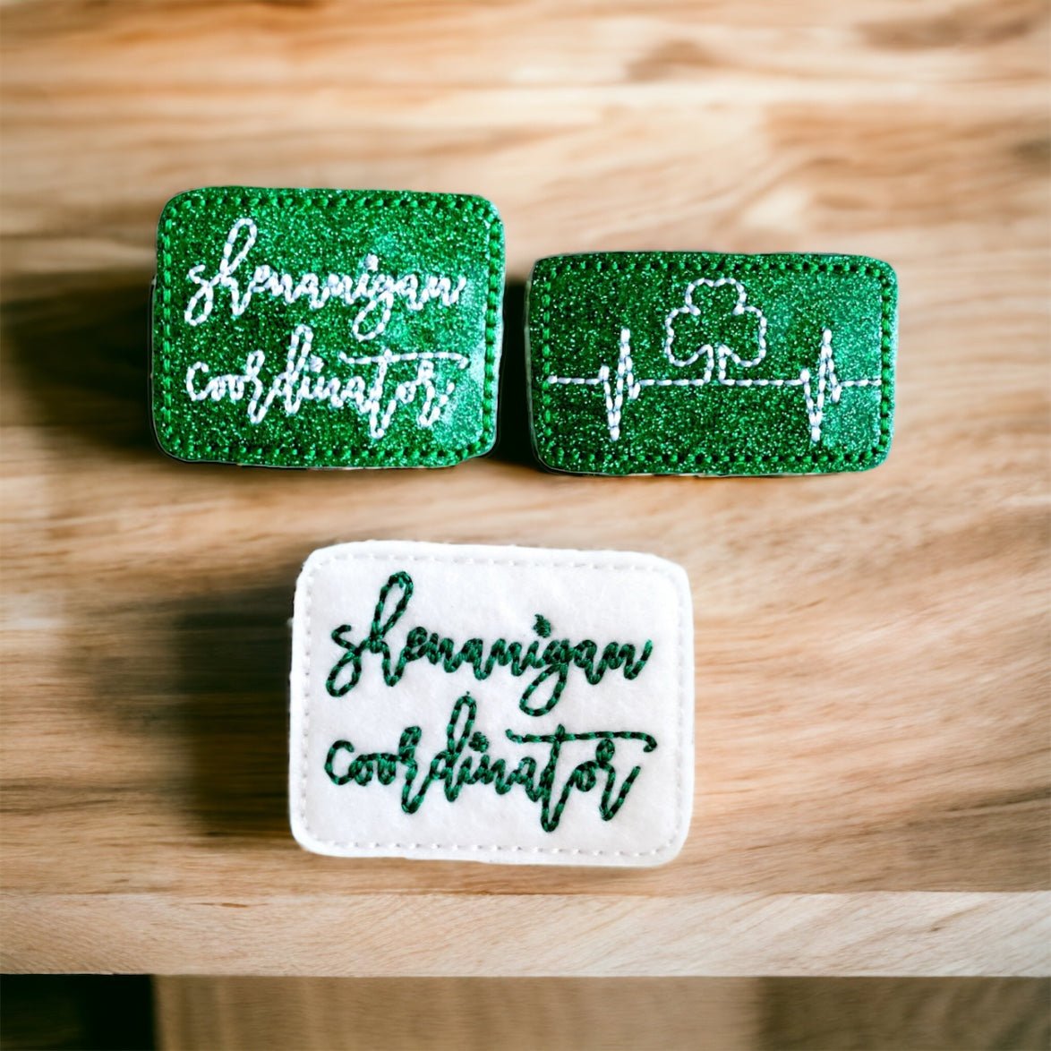 Vinyl Shenanigan Coordinator EKG Badge Topper + Reel - | Happie Potato Image 2