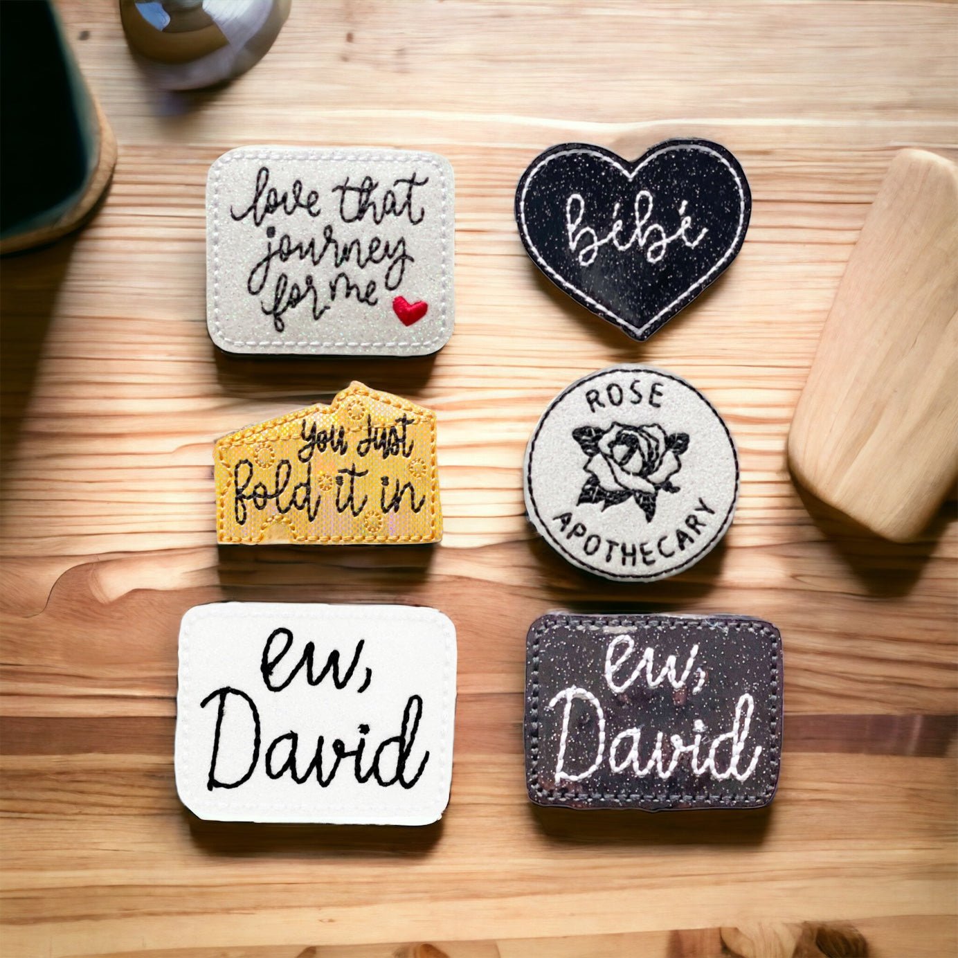 Vinyl Creek Badge Topper + Reel - | Happie Potato Image 2