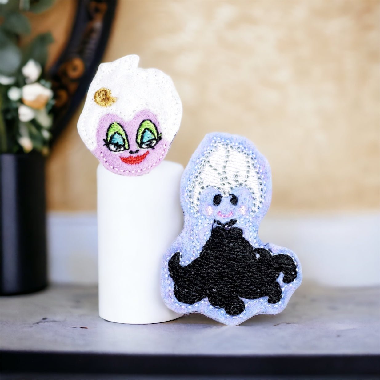 Felt Ursula Badge Topper + Reel - | Happie Potato Image 2
