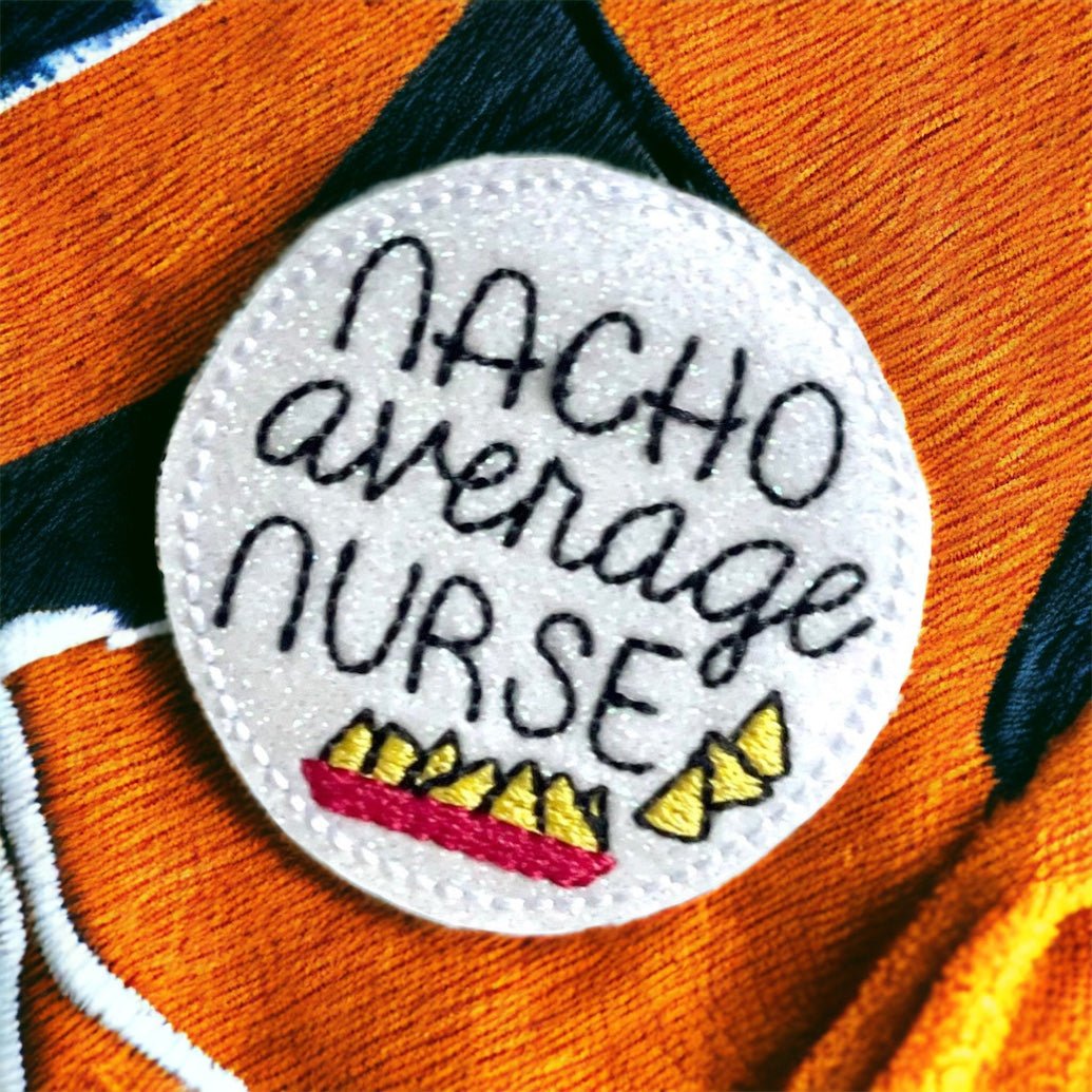 Vinyl Nacho Average Badge Topper + Reel - | Happie Potato Image 2