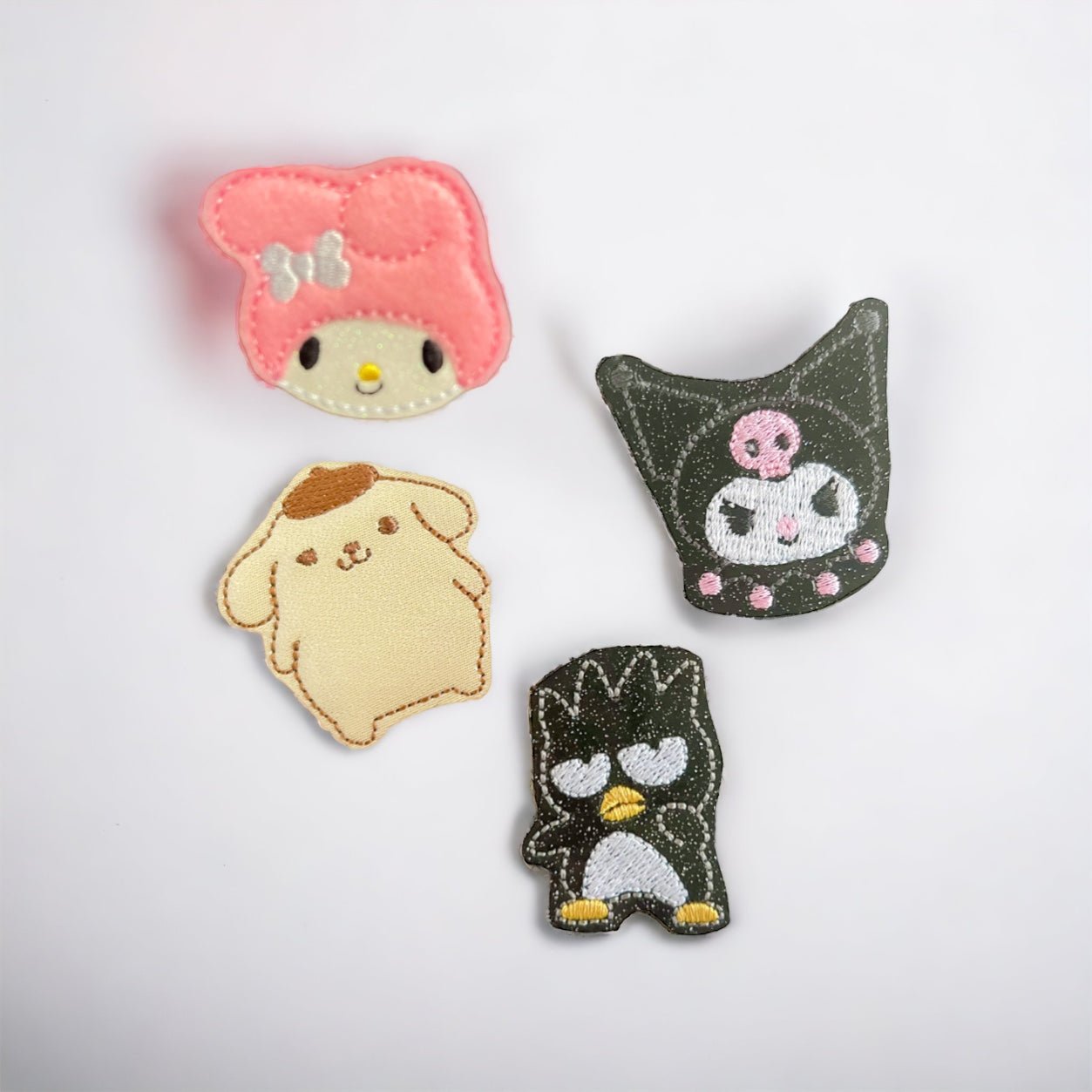 Vinyl Kitty Girl Kawaii Badge Topper + Reel - | Happie Potato Image 1