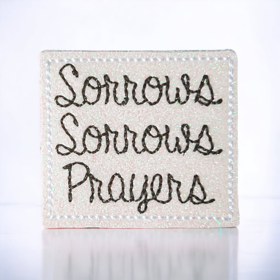 Vinyl β Sorrows Sorrows Prayers Badge Topper + Reel - | Happie Potato Image 1
