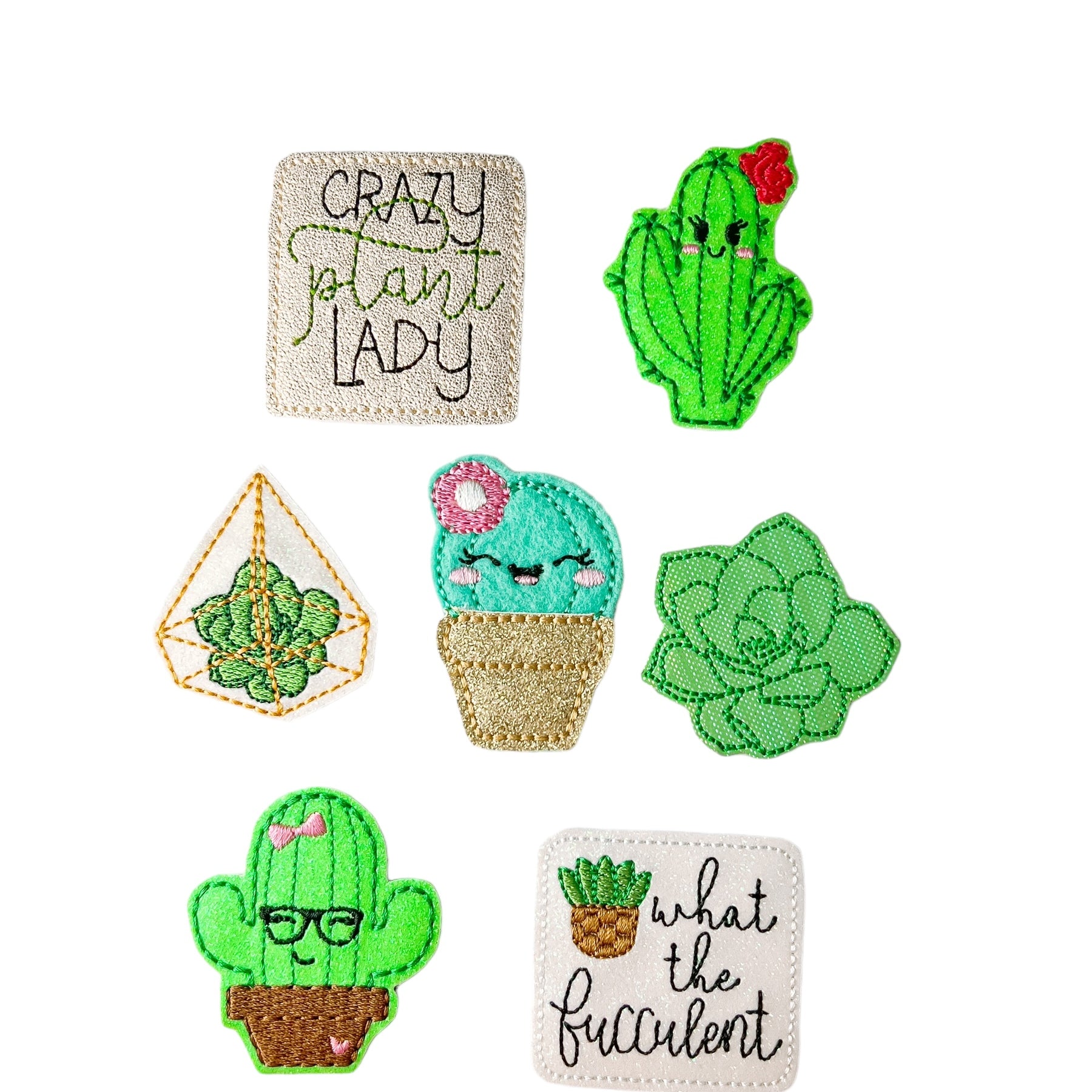 Vinyl Plant Mom Badge Topper + Reel - | Happie Potato Image 1