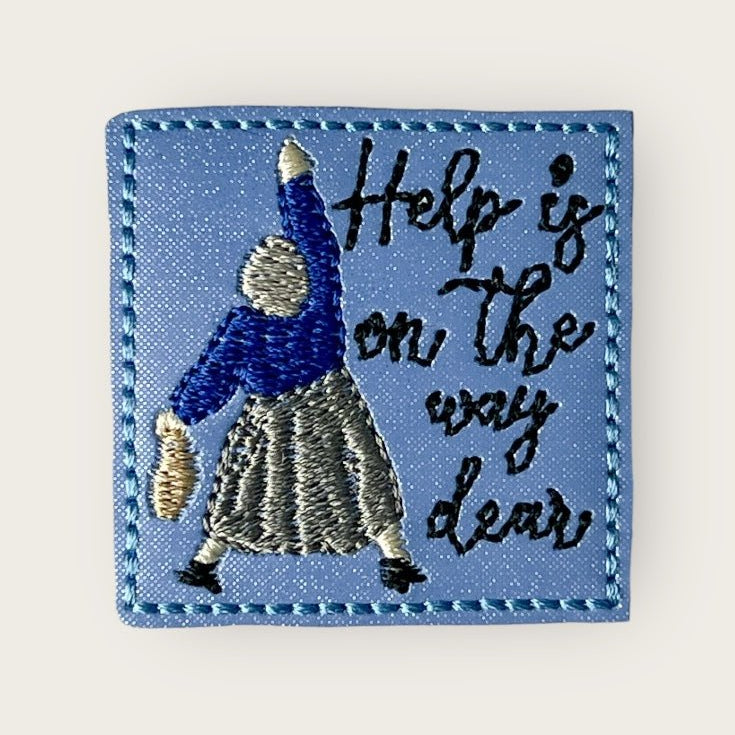 Vinyl Help Is On The Way Dear Badge Topper + Reel - | Happie Potato Image 2