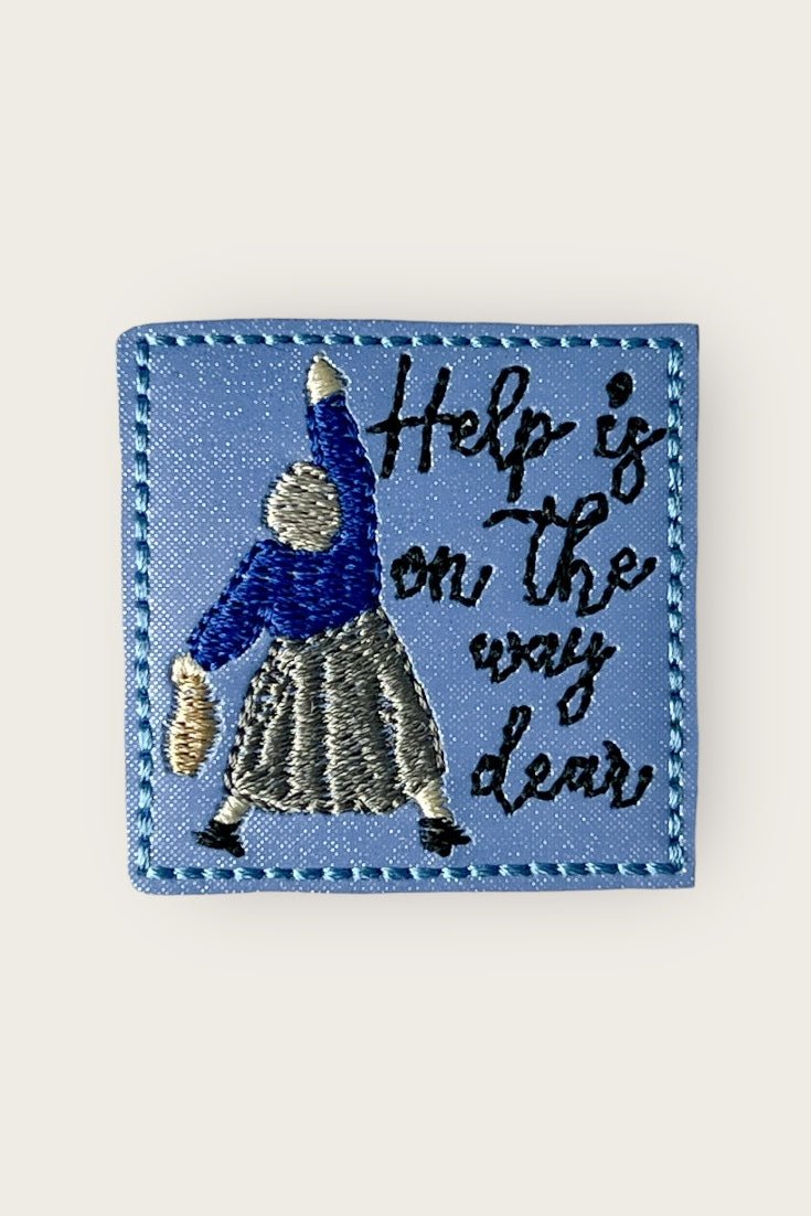 Vinyl Help Is On The Way Dear Badge Topper + Reel - | Happie Potato Image 2