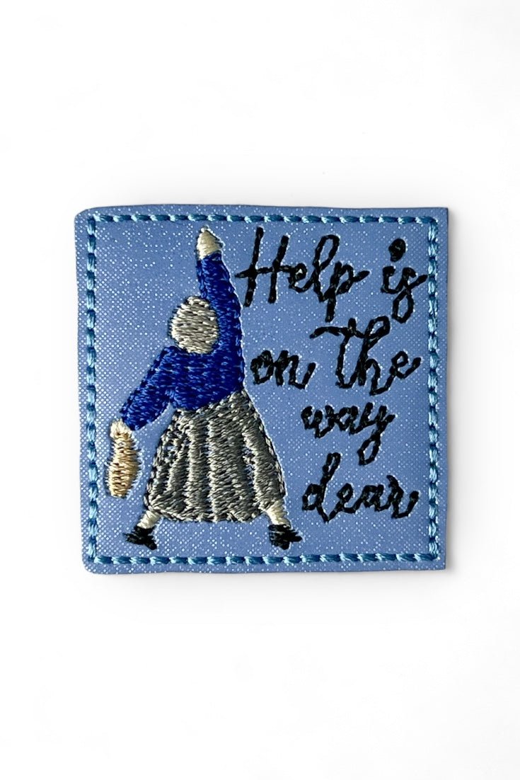 Vinyl Help Is On The Way Dear Badge Topper + Reel - | Happie Potato Image 1