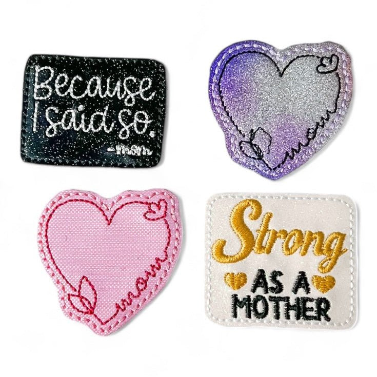 Vinyl Vinyl Mother's Day Badge Topper + Reel - | Happie Potato Image 1