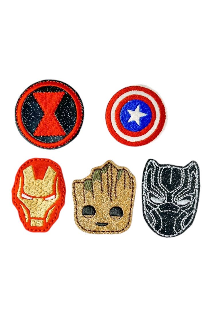 Vinyl Superhero Badge Topper + Reel - | Happie Potato Image 1