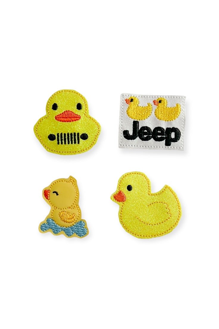 Vinyl Jeep Rubber Duck Badge Topper + Reel - | Happie Potato Image 1