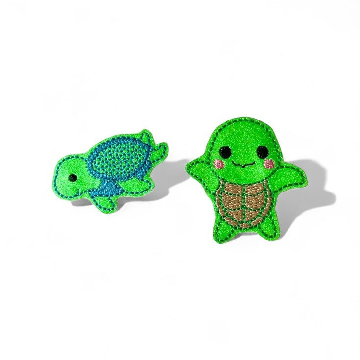 Vinyl Turtle Badge Topper + Reel - | Happie Potato Image 1