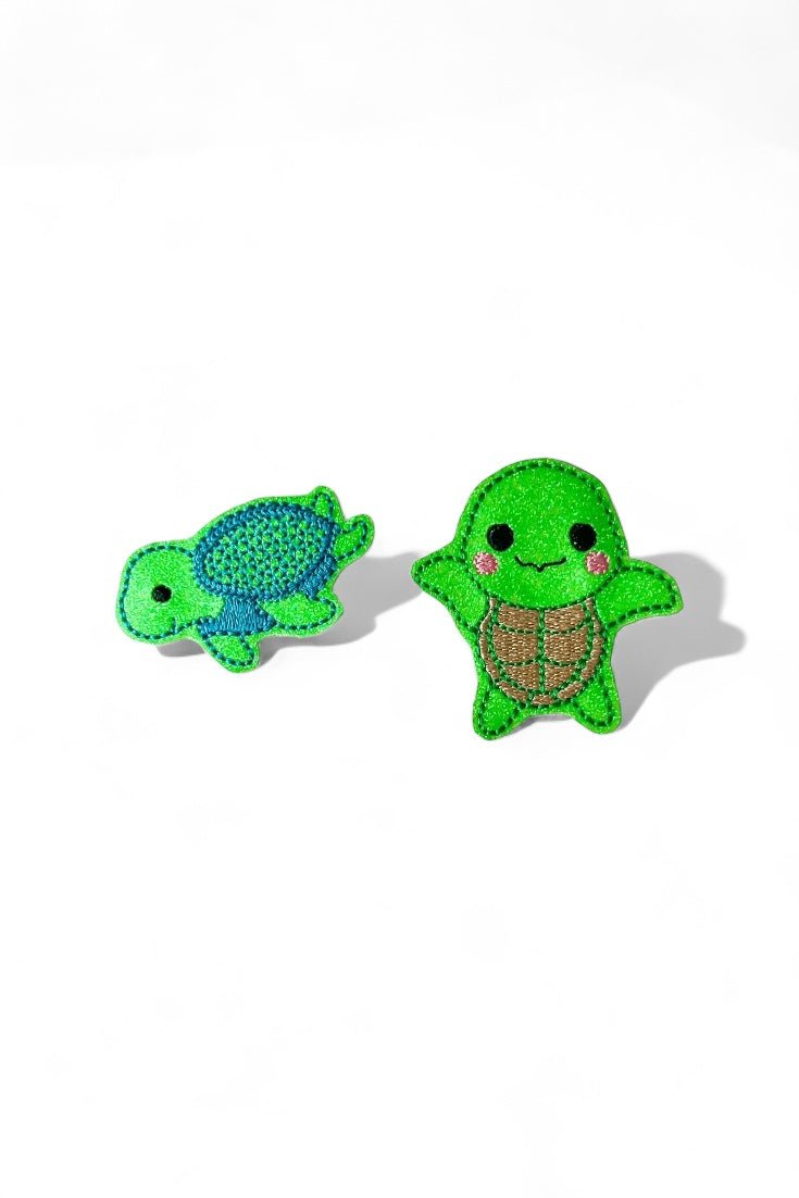 Vinyl Turtle Badge Topper + Reel - | Happie Potato Image 1