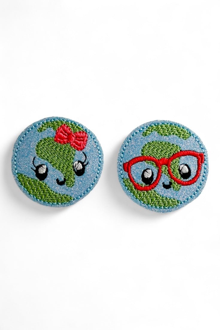 Vinyl Vinyl Earth Day Badge Topper + Reel - | Happie Potato Image 1