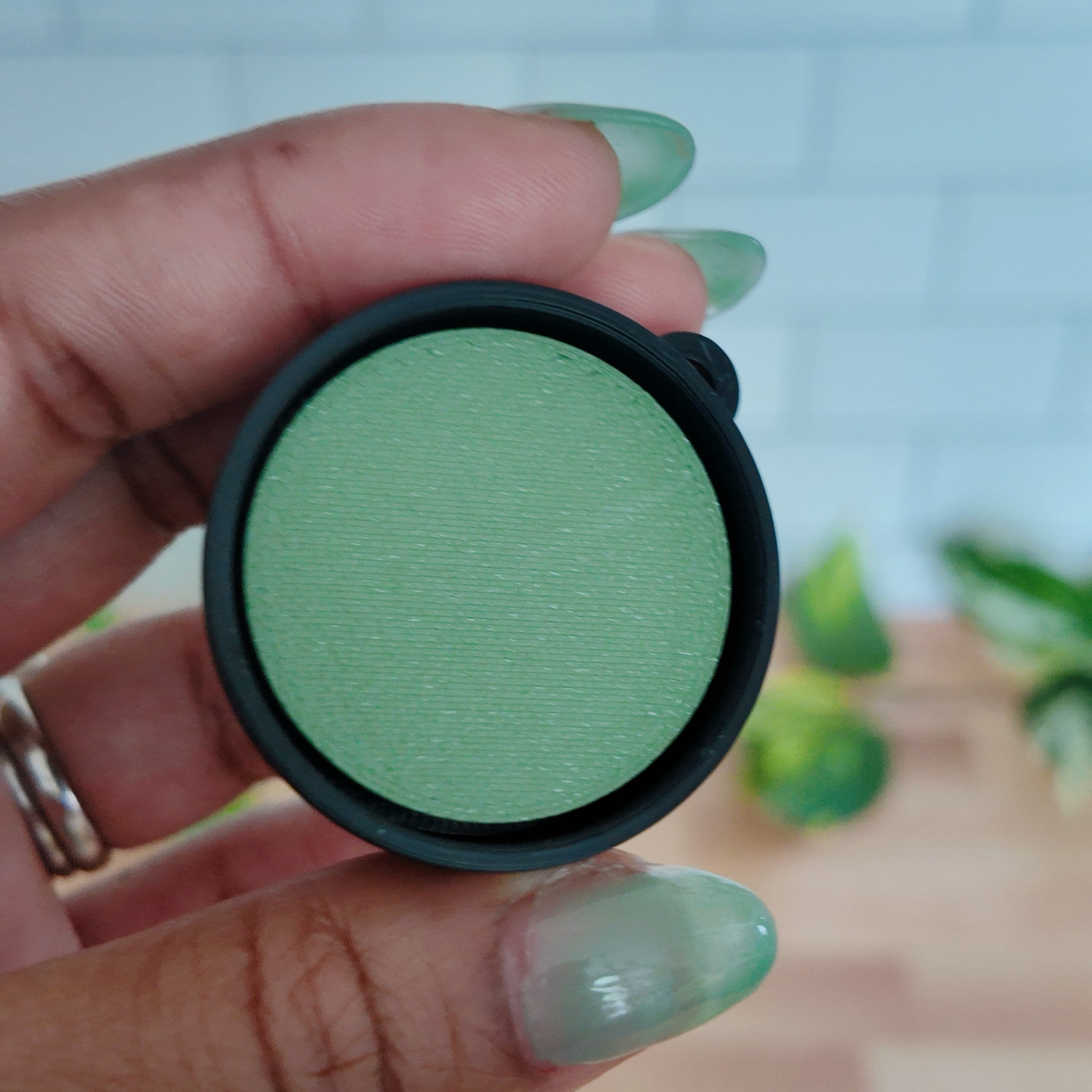 Matcha 3D Fidget Clicker with Mini Whisk Charm - Satisfying ASMR Keychain - | Happie Potato Image 4