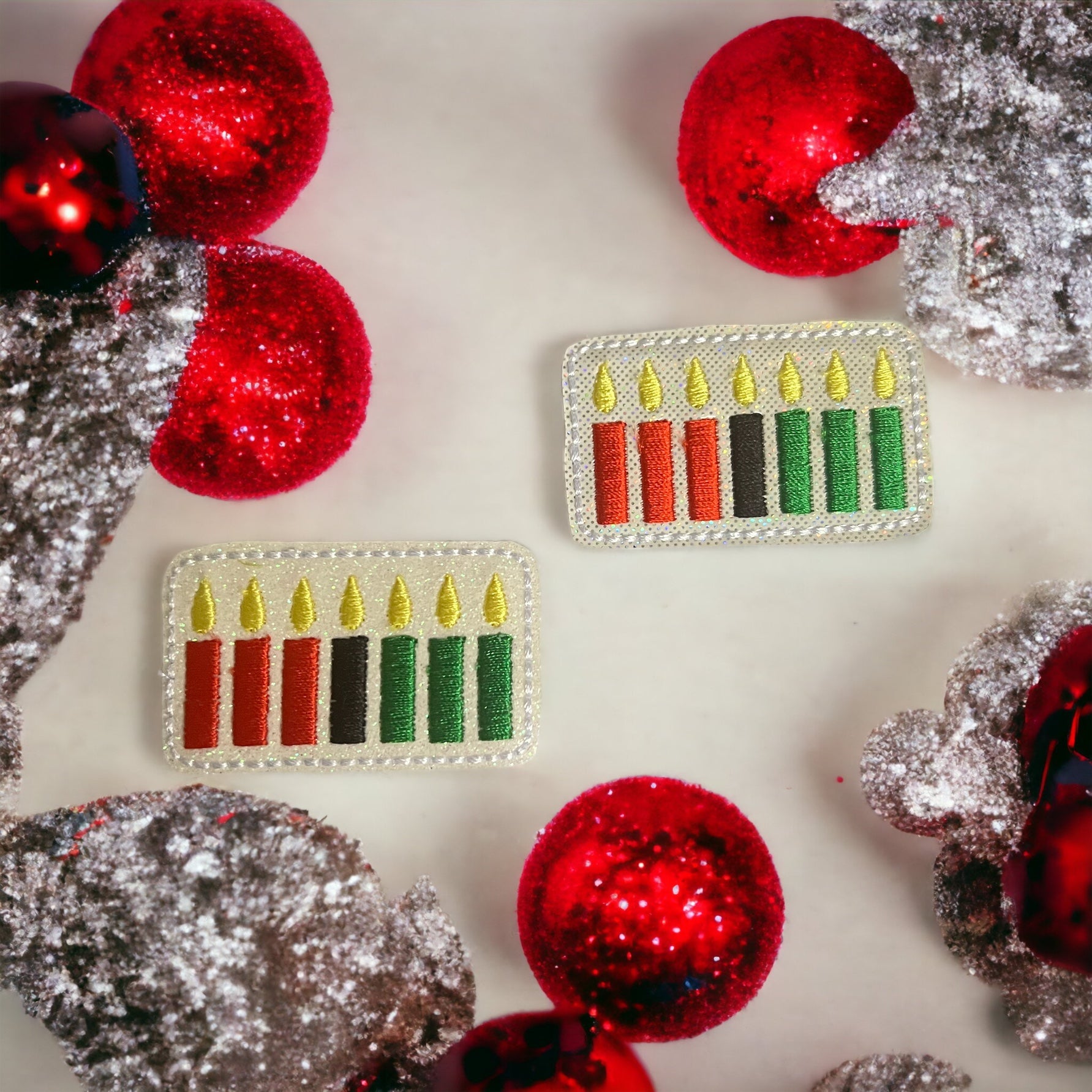 Vinyl Kwanzaa Badge Topper + Reel - | Happie Potato Image 2