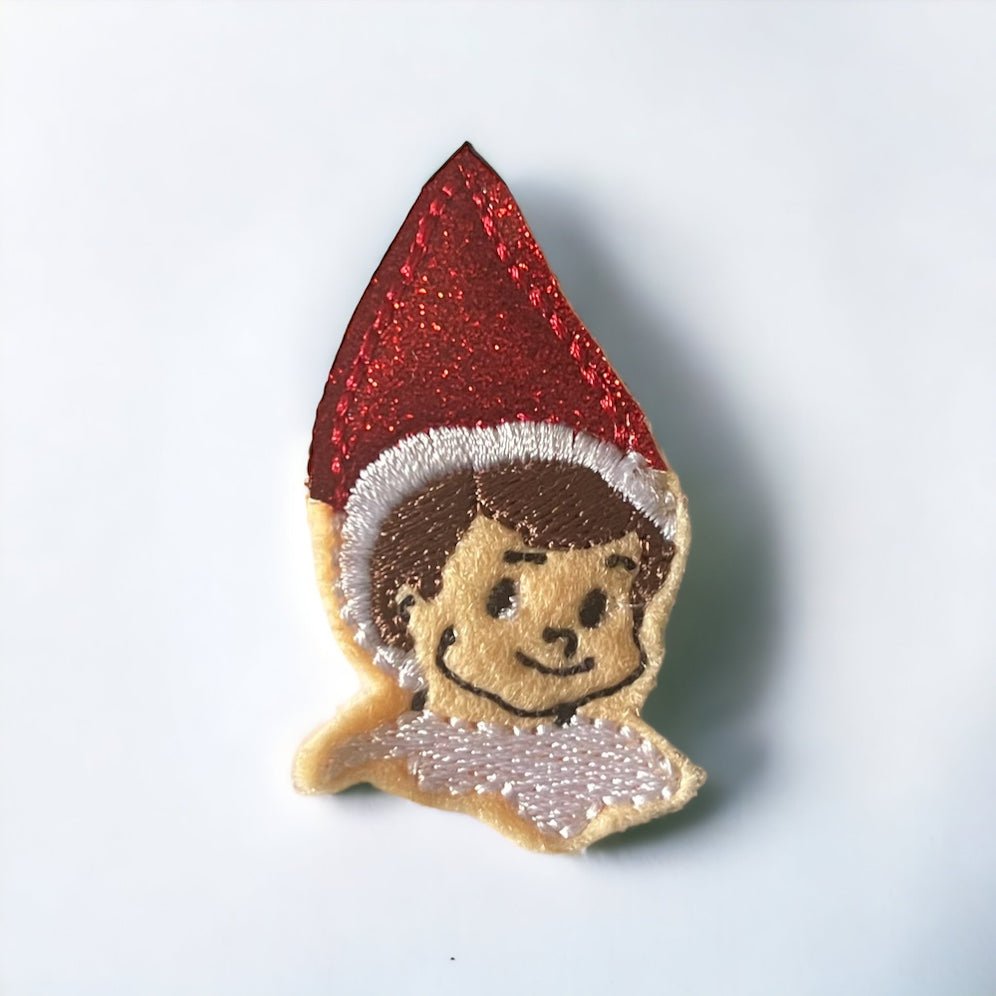 Vinyl Elf Badge Topper + Reel - | Happie Potato Image 1