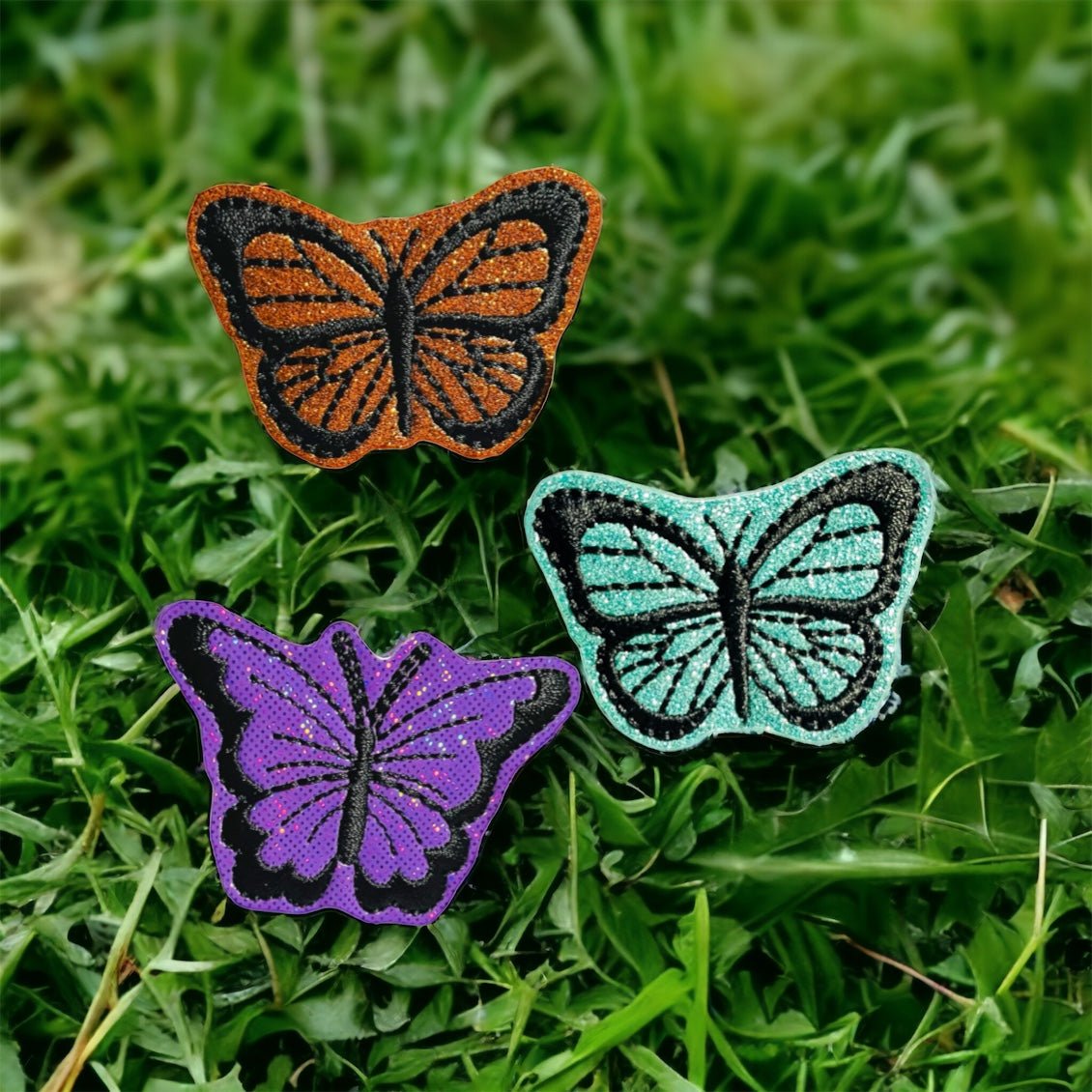 Monoarch Butterfly Badge Topper + Reel - | Happie Potato Image 2