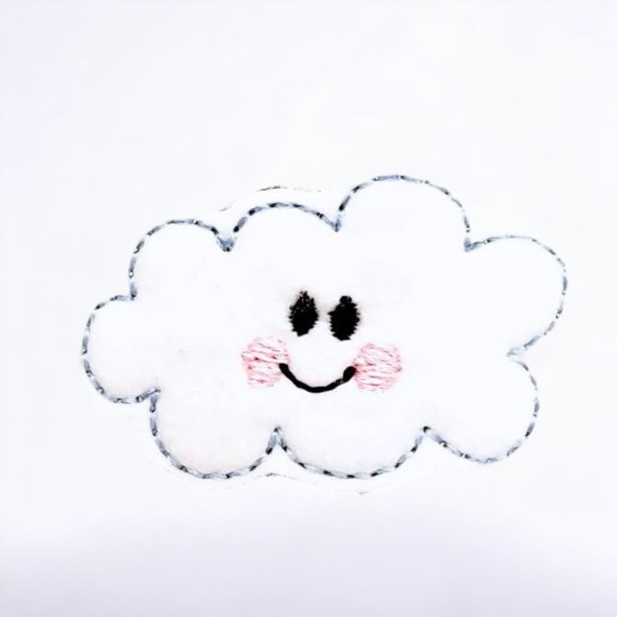 Felt – Cloud Badge Topper + Reel - | Happie Potato Image 1