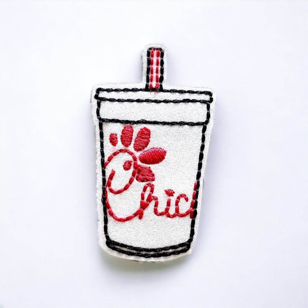Vinyl Chick Fil A Cup Badge Topper + Reel - | Happie Potato Image 1