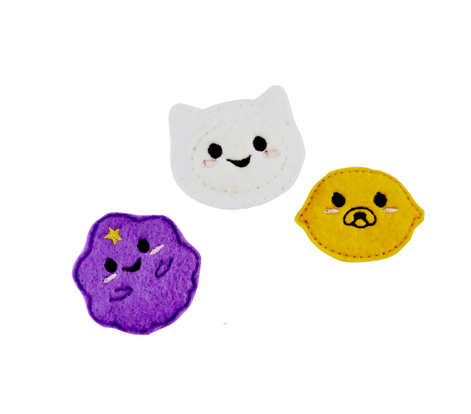 Vinyl Adventure Time Badge Topper + Reel - | Happie Potato Image 1