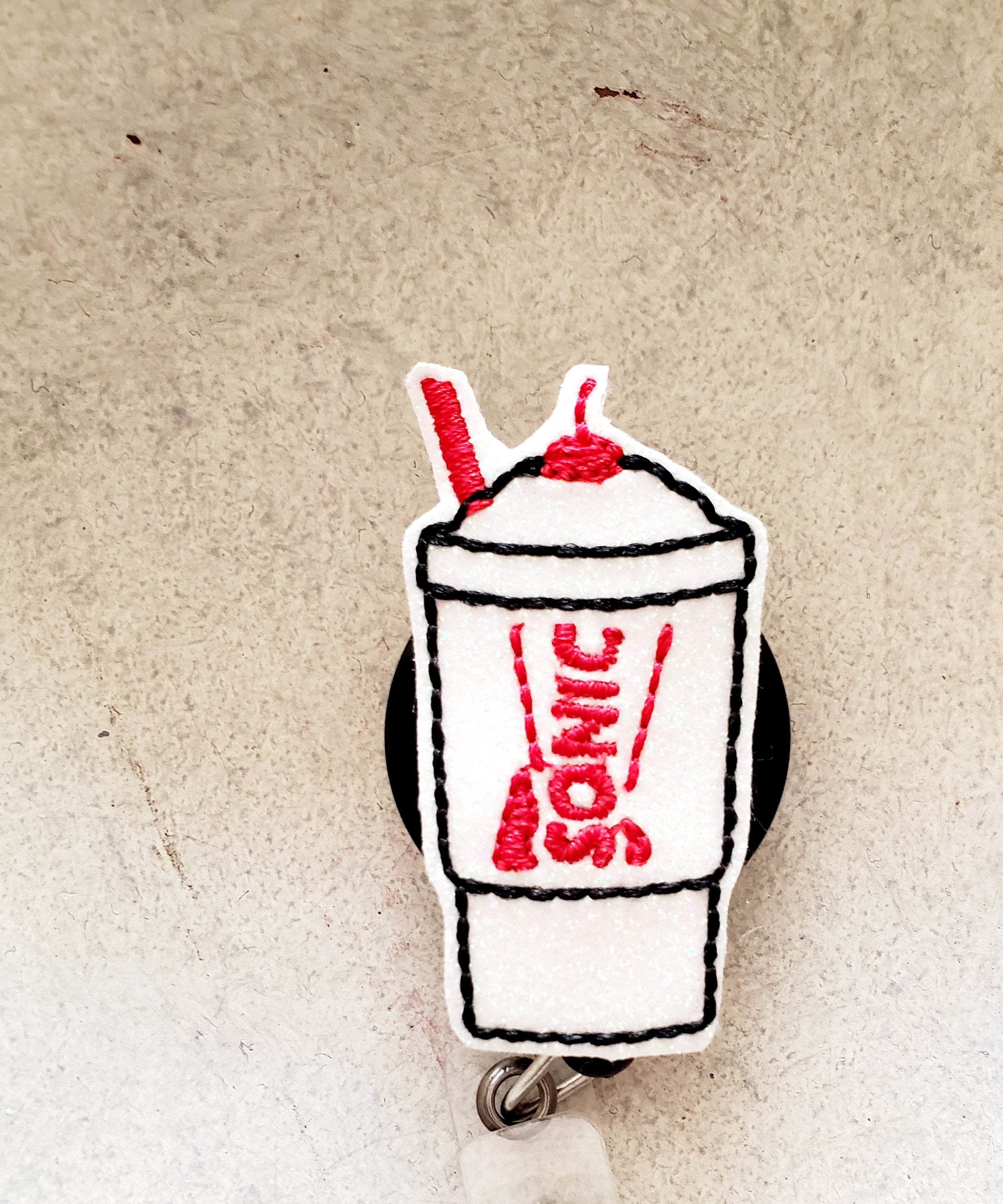 Vinyl Sonic Soda Cup Badge Topper + Reel - | Happie Potato Image 2