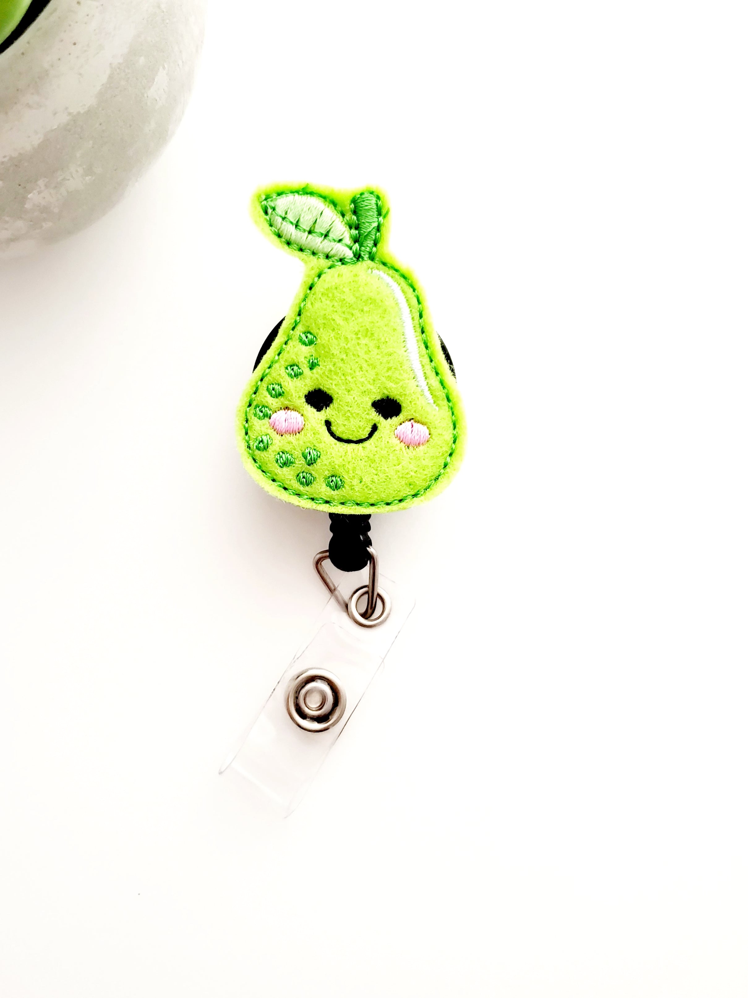 Fruit 1 Badge Reel - love tan co.