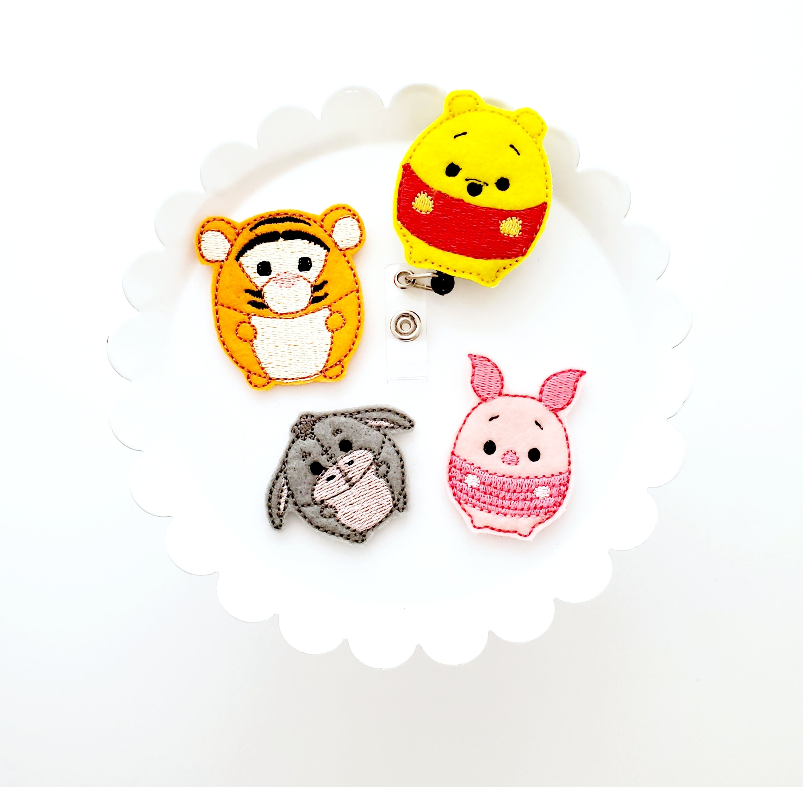 Tigger Fufu Badge Reel - love tan co.