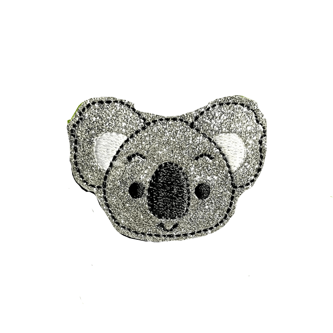 Vinyl Koala Face Badge Topper + Reel - | Happie Potato Image 3