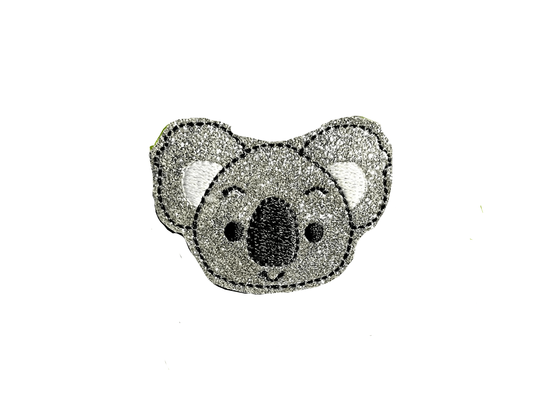 Vinyl Koala Face Badge Topper + Reel - | Happie Potato Image 3
