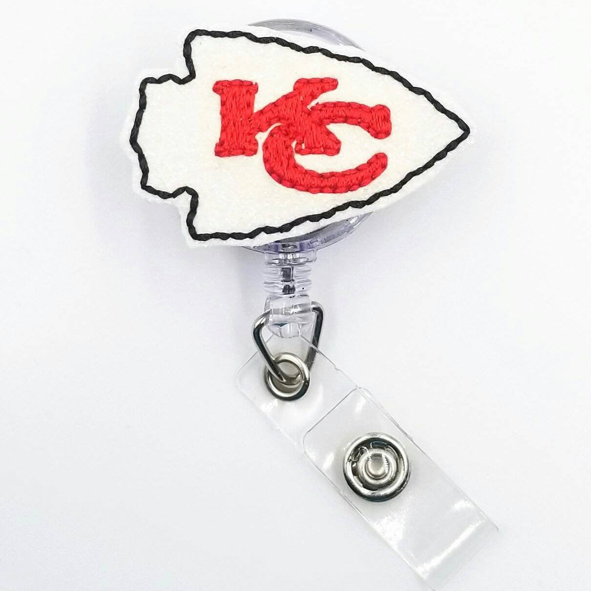 Vinyl Kansas City Chiefs Badge Topper + Reel - | Happie Potato Image 2