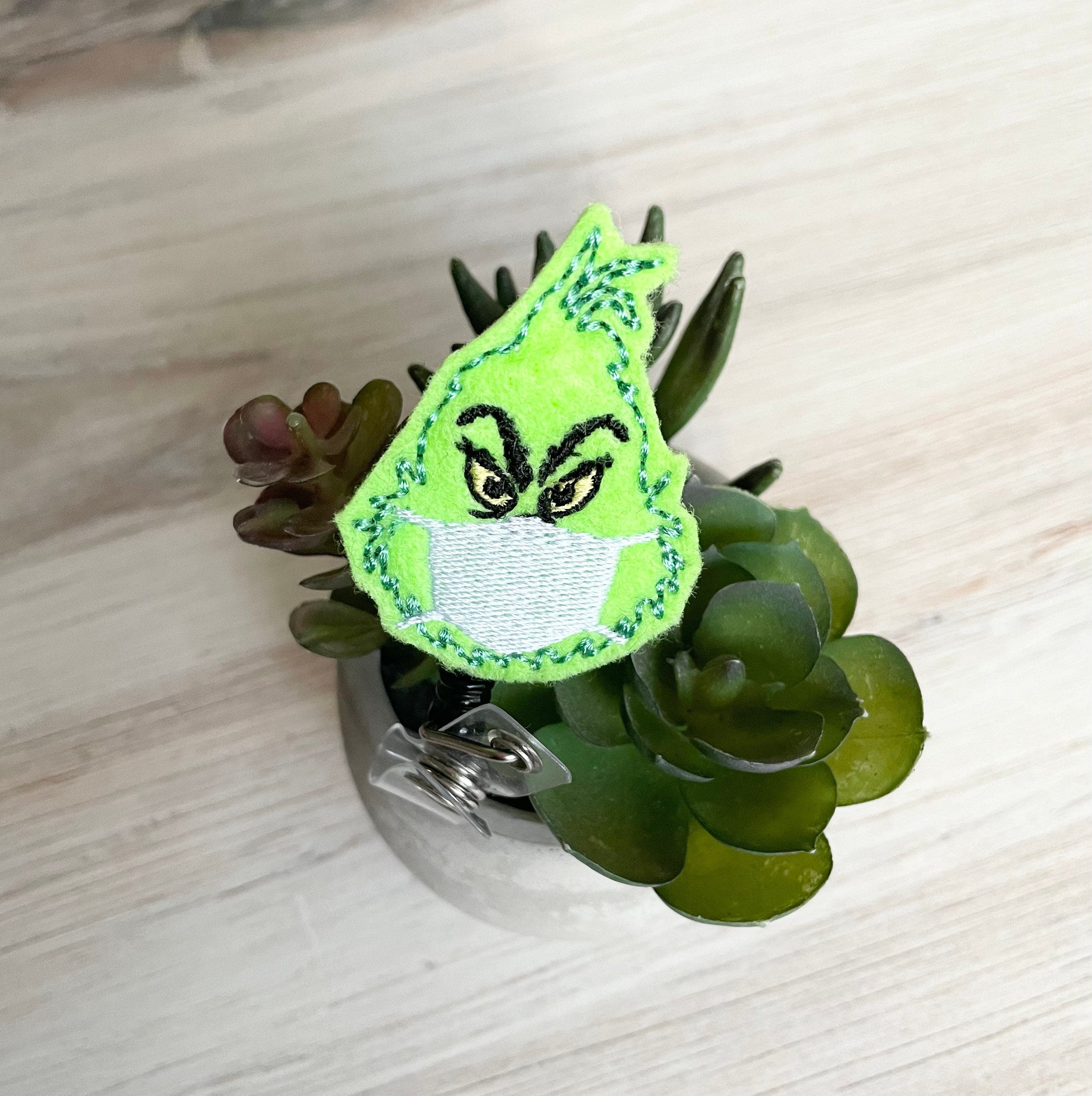 Felt Mean One Mask Badge Topper + Reel - Happie Potato