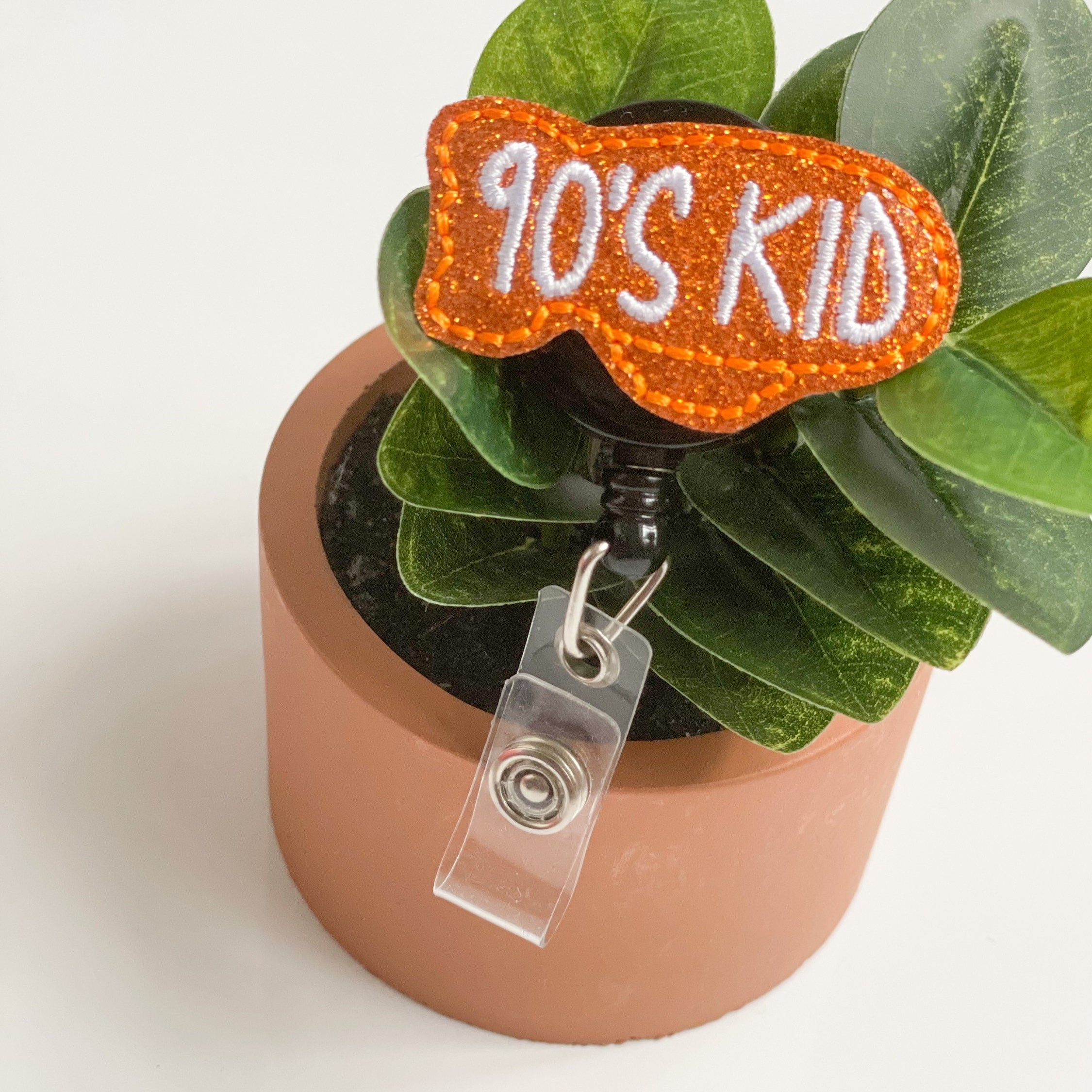 Vinyl β 90s Kid Cartoon Badge Topper + Reel - | Happie Potato Image 3