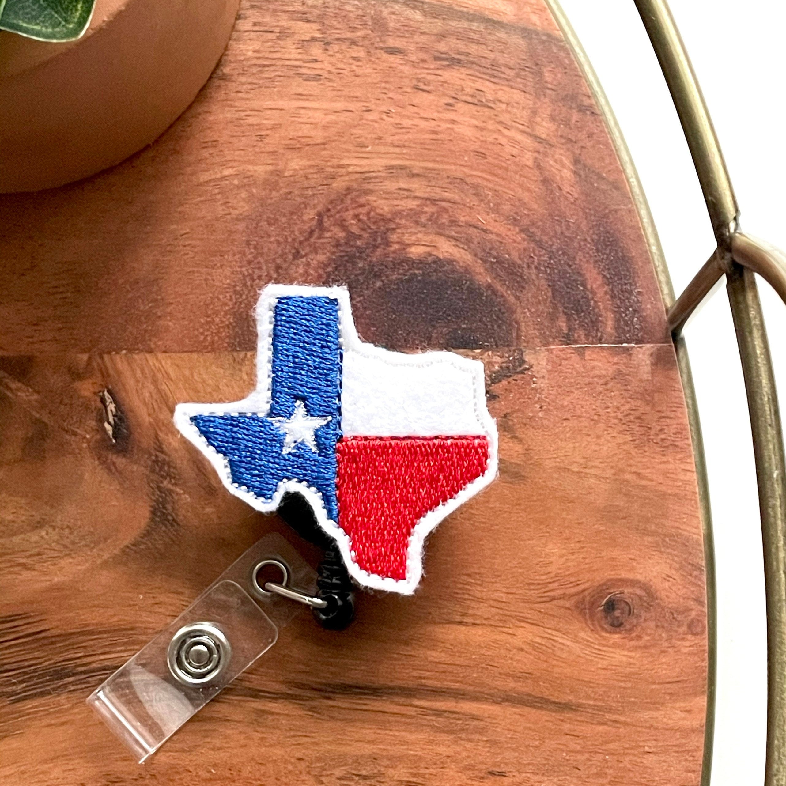 Felt Texas State Badge Topper + Reel - | Happie Potato Image 2