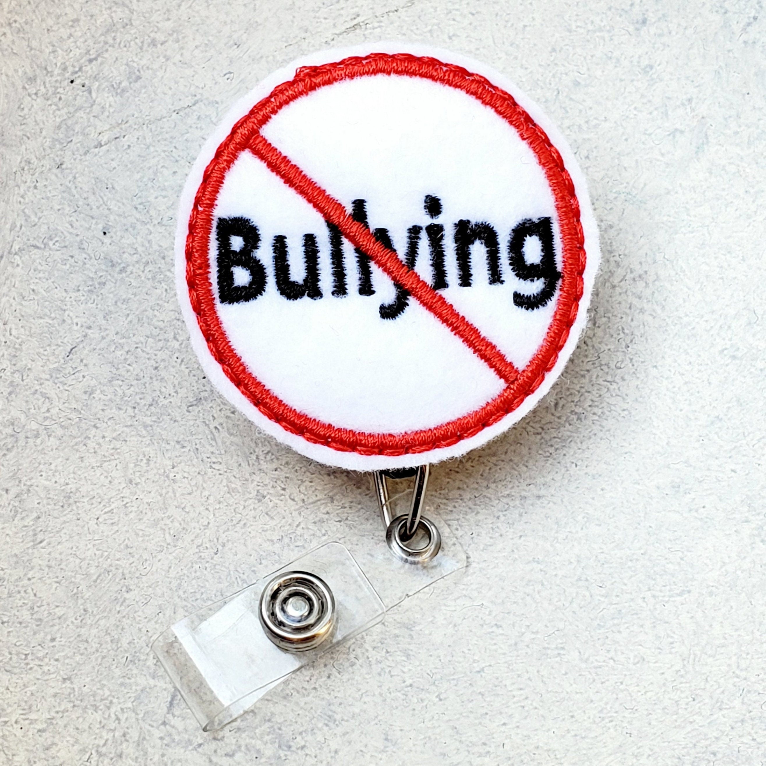 Felt No Bullying Badge Topper + Reel - | Happie Potato Image 2