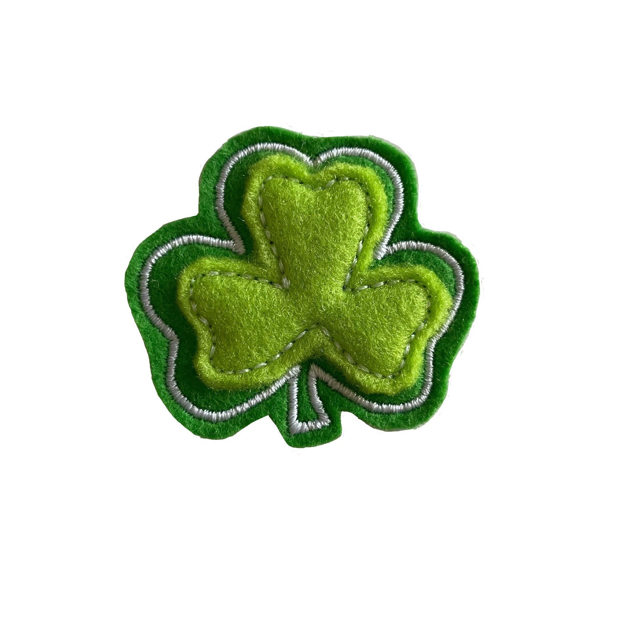 Vinyl Shamrock Badge Topper + Reel - | Happie Potato Image 1