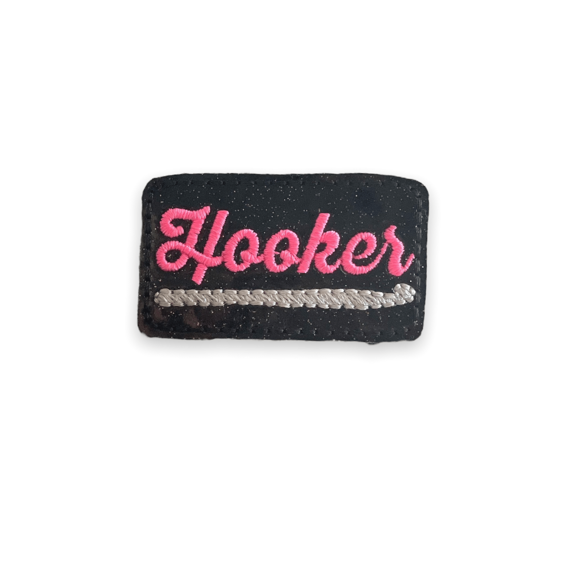 Vinyl Crochet Hooker Badge Topper + Reel - | Happie Potato Image 1