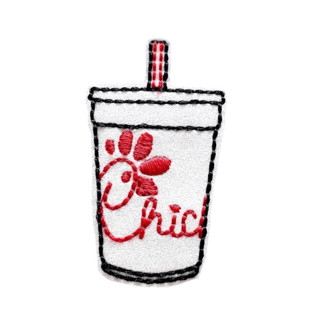 Vinyl Chick Fil A Cup Badge Topper + Reel - | Happie Potato Image 2