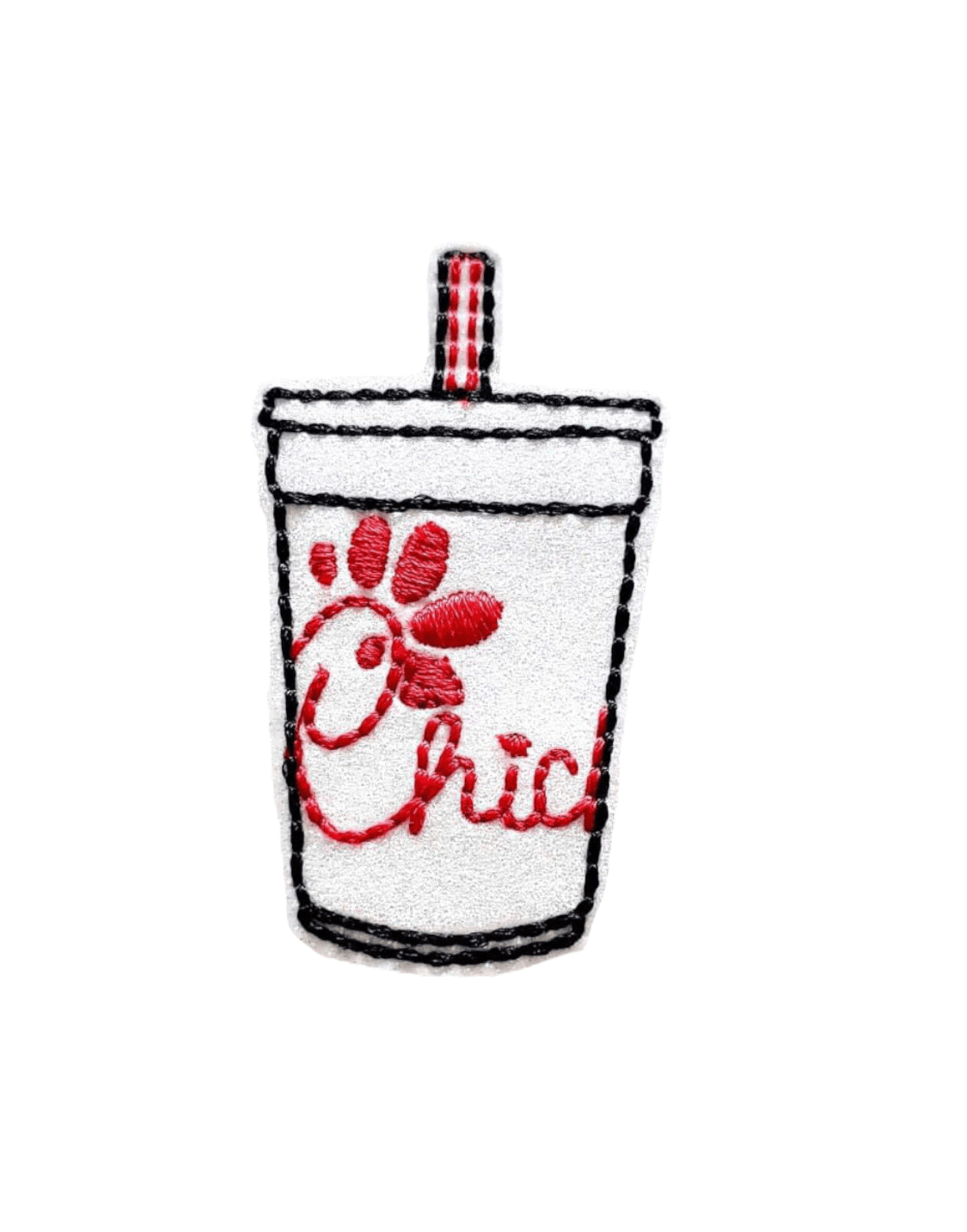 Vinyl Chick Fil A Cup Badge Topper + Reel - | Happie Potato Image 2