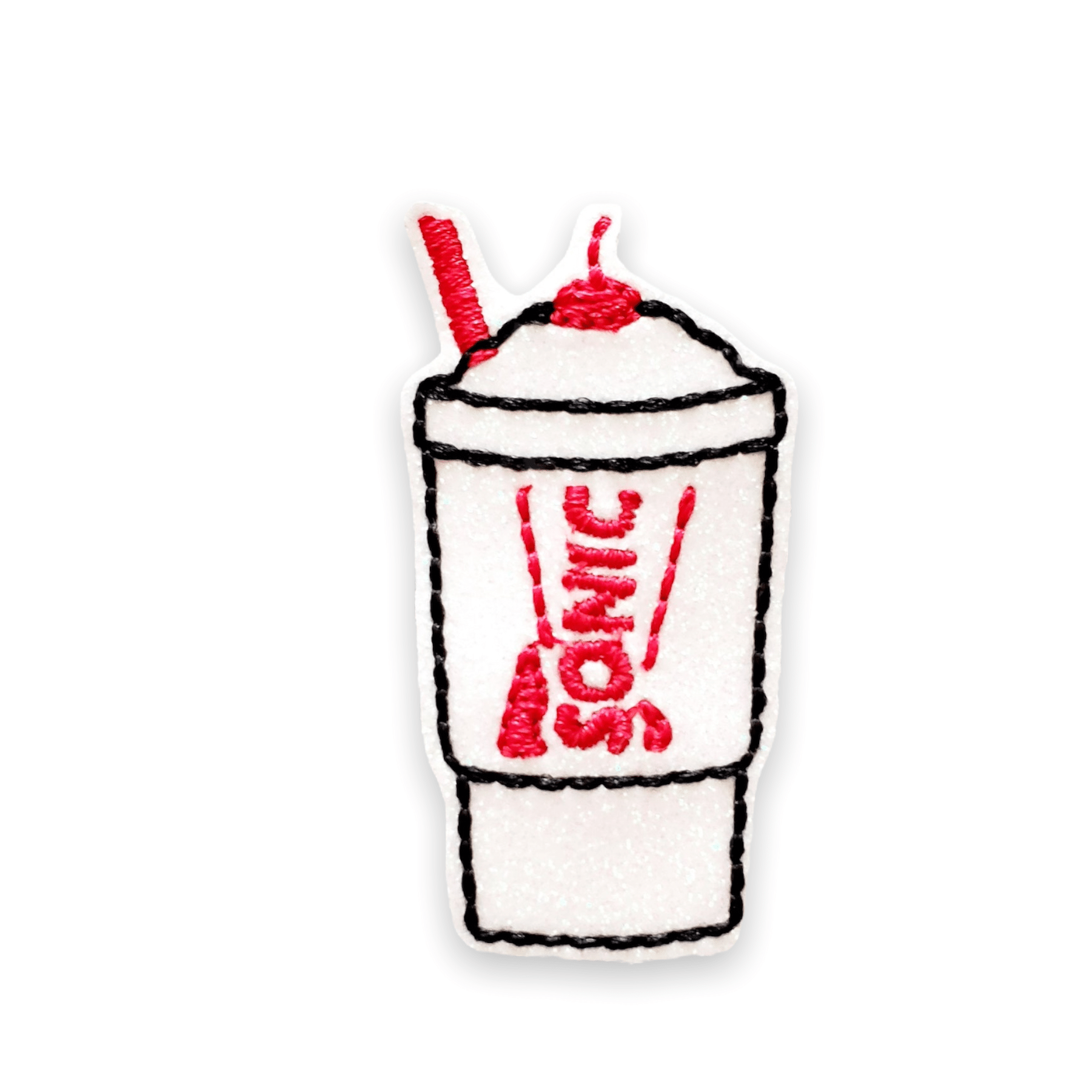 Vinyl Sonic Soda Cup Badge Topper + Reel - | Happie Potato Image 1