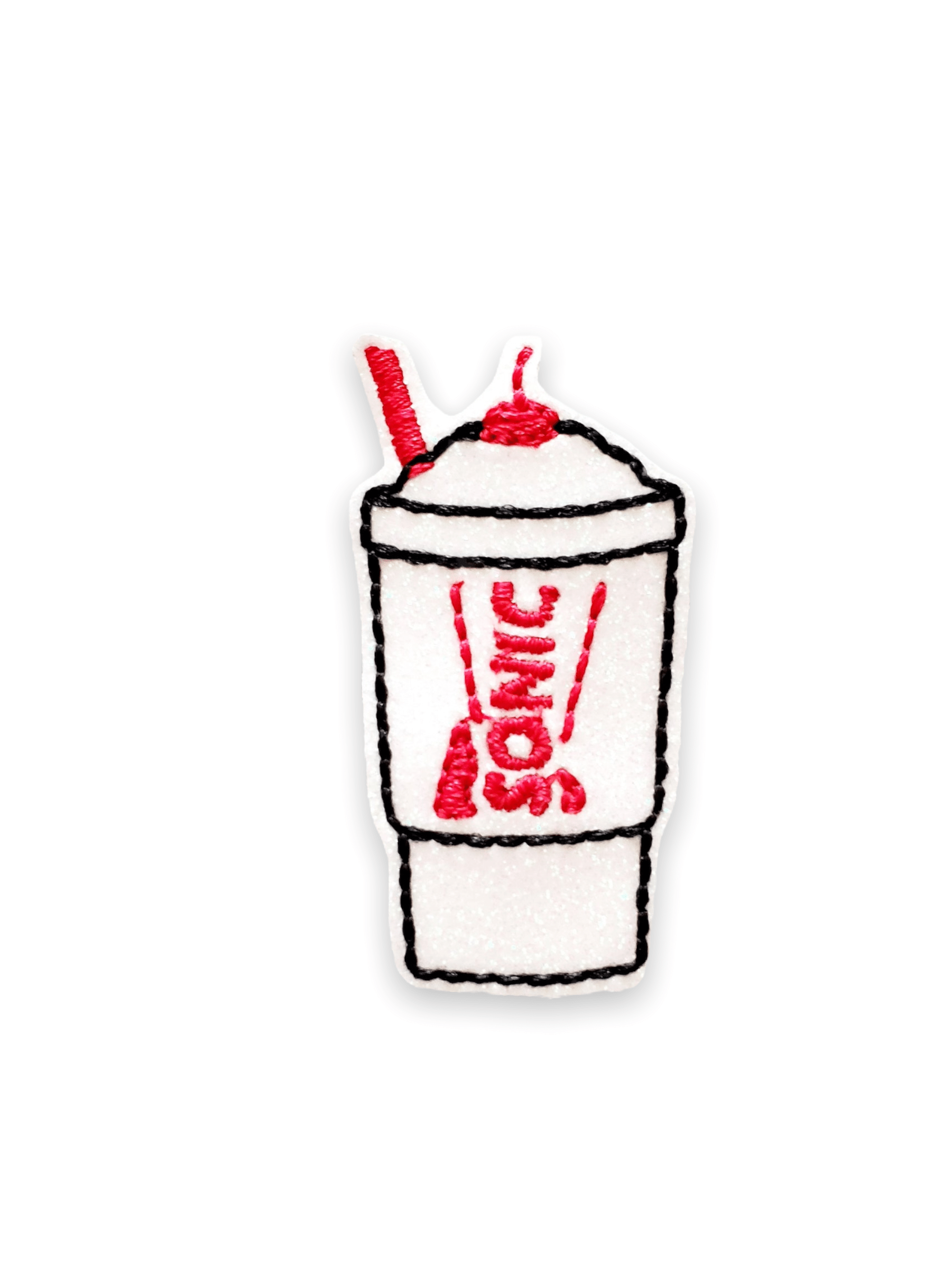 Vinyl Sonic Soda Cup Badge Topper + Reel - | Happie Potato Image 1