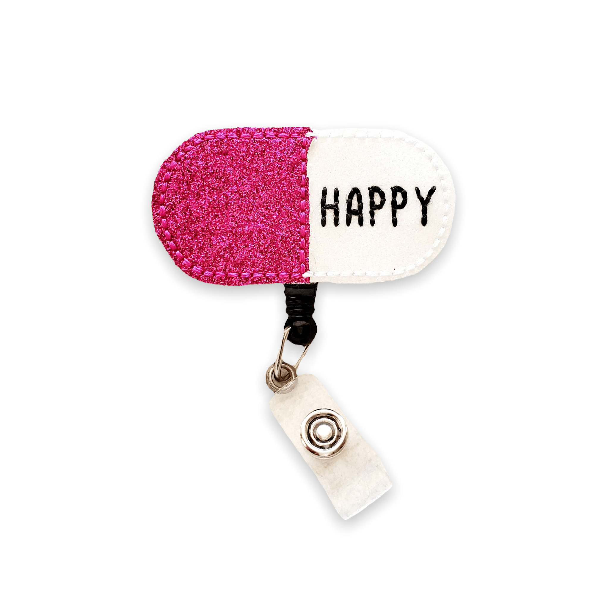 Vinyl β Chill Pill Happy Pill Bottle Badge Topper + Reel - | Happie Potato Image 4