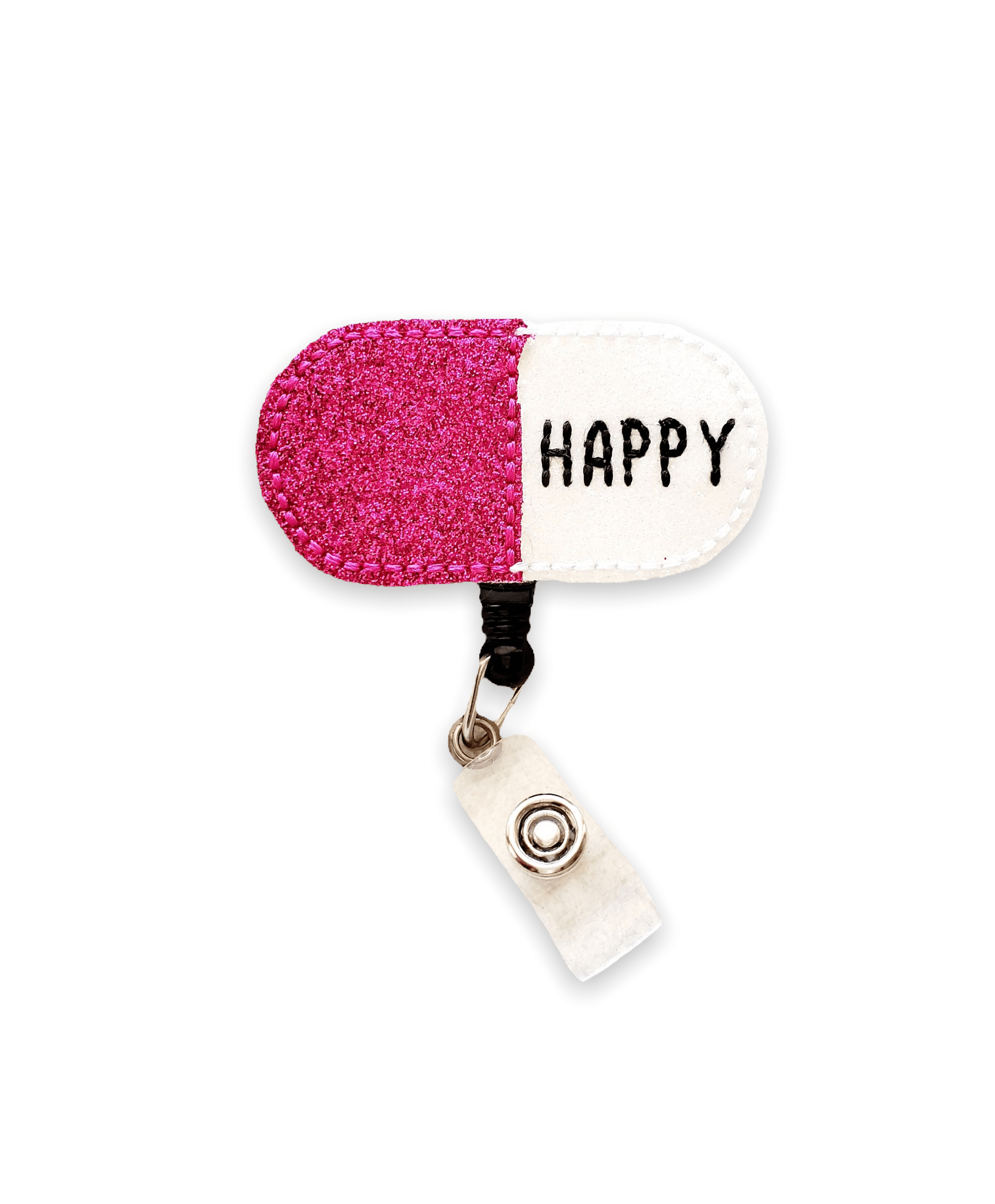 Vinyl β Chill Pill Happy Pill Bottle Badge Topper + Reel - | Happie Potato Image 4