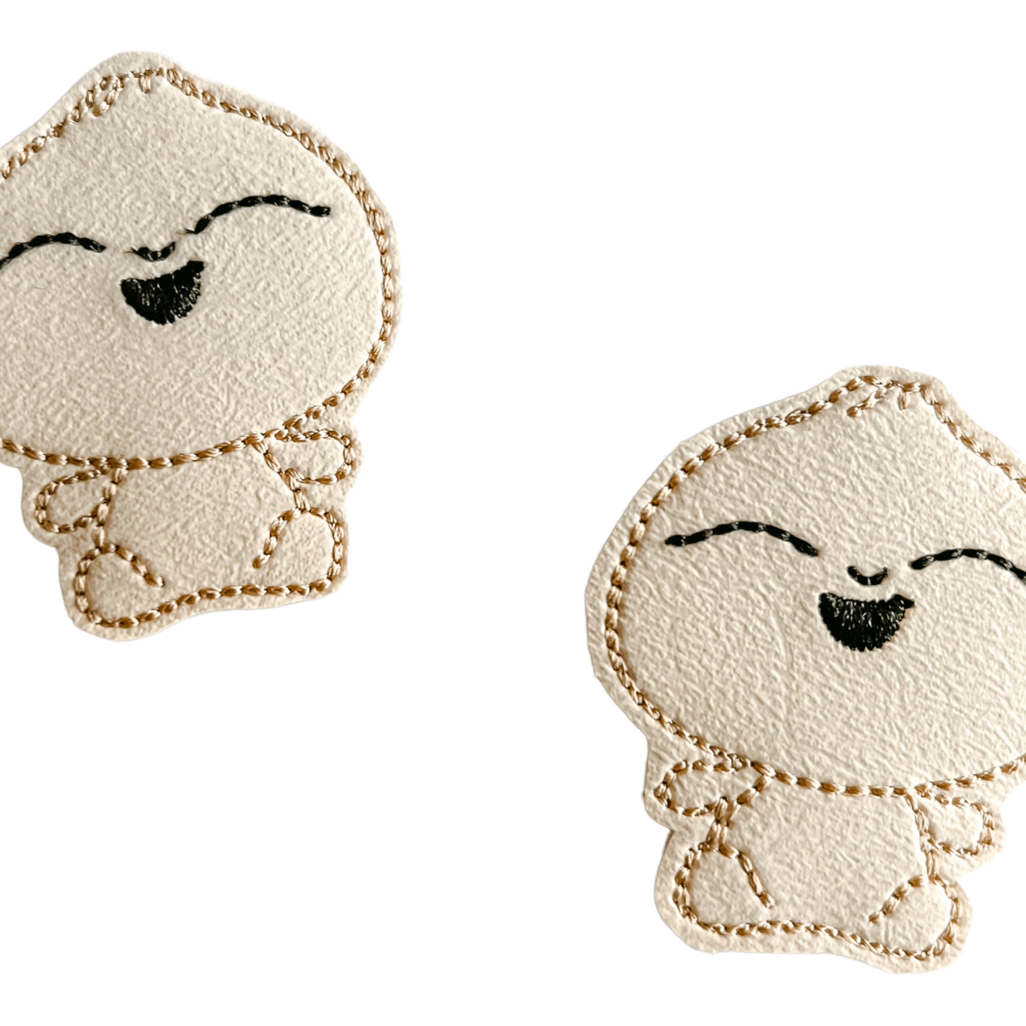 Vinyl Bao Dumpling Badge Topper + Reel - | Happie Potato Image 1