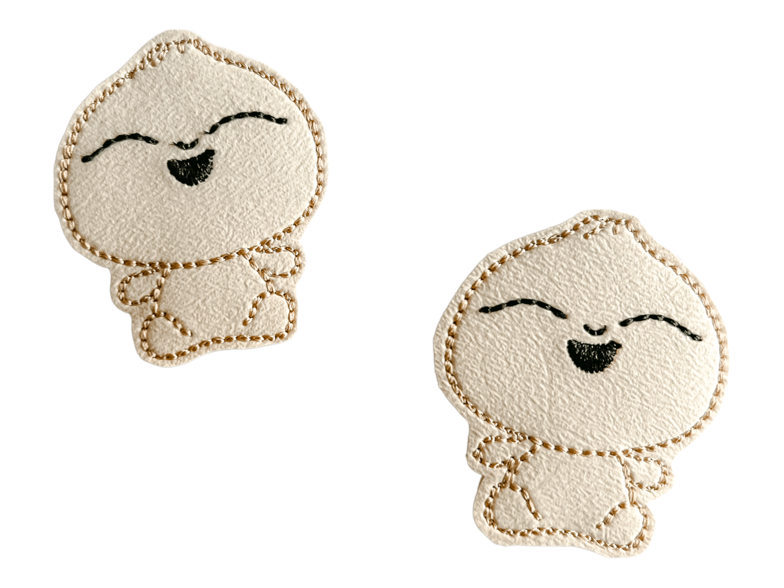 Vinyl Bao Dumpling Badge Topper + Reel - | Happie Potato Image 1