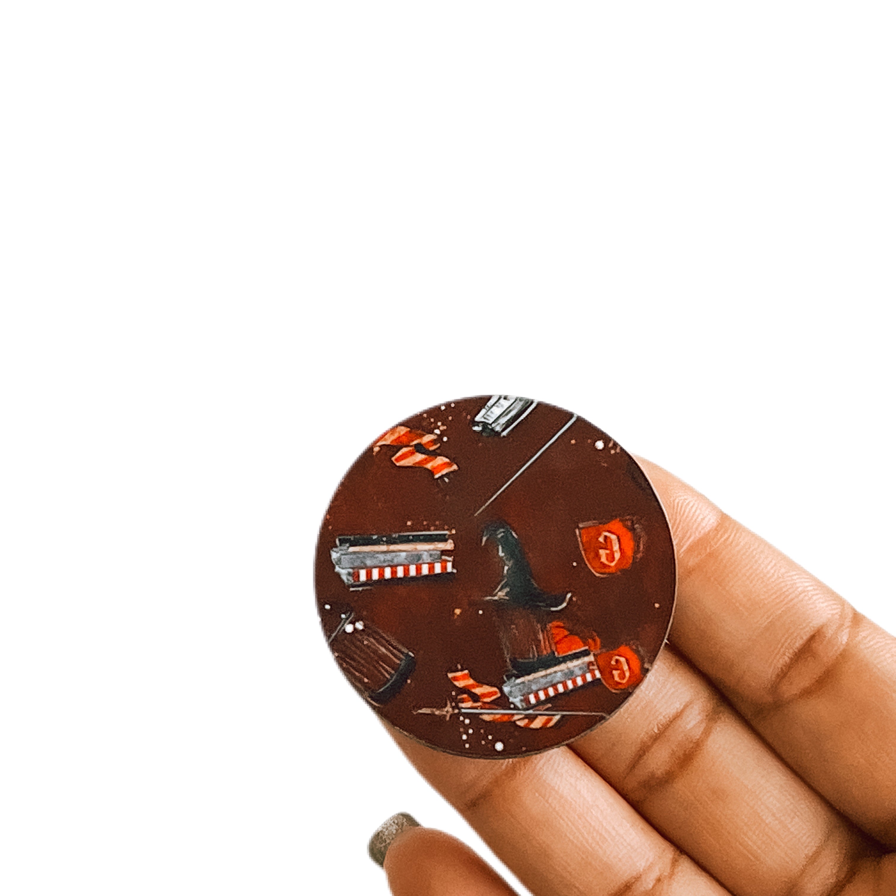 Acrylic Gryffindor House Badge Topper + Reel - | Happie Potato Image 1